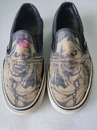 Vans iron maiden signed - iron, by