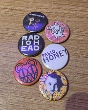 6 Radiohead 25mm Pin Button