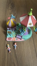 Bluebird 96 - Polly Pocket - Fairground Rocket Ride Playset Complete with dolls