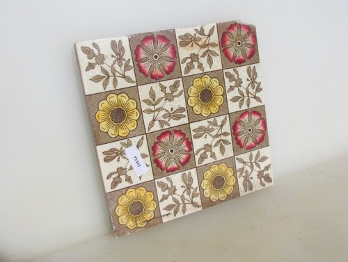 Victorian ceramic tile vintage - victorian,