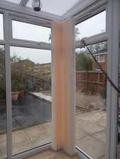 Vertical blind slats orchid 4 inch wide x  84 - 85 inch drop £2.00 per slat