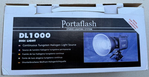 Portaflash dl1000 tungstem - portaflash,