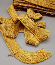 Gold Silky Brush Fringe