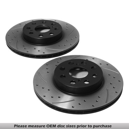 Rear drilled grooved - drilled, 263mm
