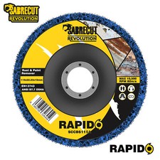 SabreCut Poly Strip CBS Wheel Discs Paint Rust Removal for Grinders
