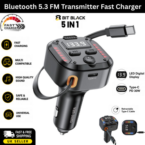Bluetooth 3 car fm - 40.5w,