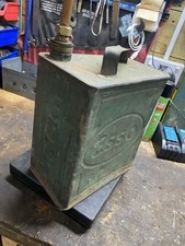 Vintage Green Esso Petrol Can