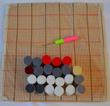 Latch Hook Cushion Cover With