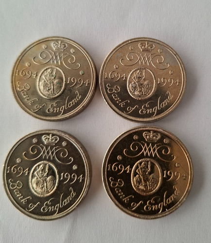 Bank england tercentenary - england,