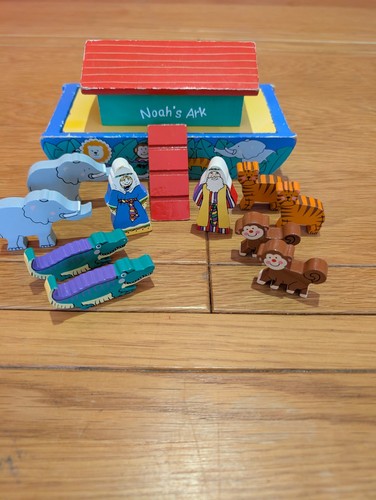 Vintage wooden noah ark - wooden, noah’s
