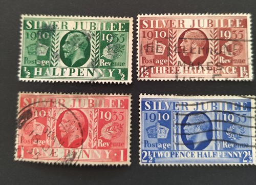 1935 silver jubilee u set - silver,