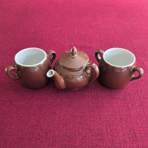 Vintage pillivuyt brown lustre - pillivuyt,