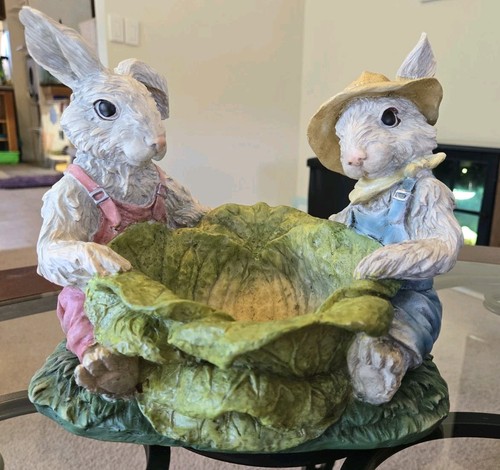 Vintage chrisdon resin bunny - vintage,
