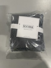 TEEMA WASHCLOTH 4 PACK 12"X12" - 100% TURKISH COTTON - CHARCOAL