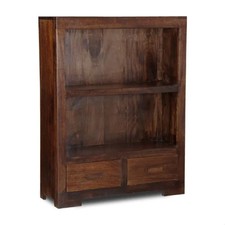 SOLID MANGO WOOD 85CM BOOKCASE