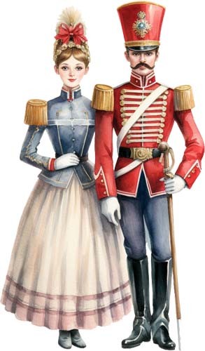 Christmas nutcracker wall art - christmas,