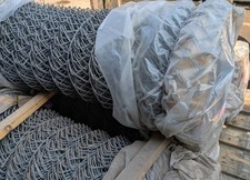 Galvanised Chain Link Fencing  900mm (3ft)  x 25mtr x 3mm. with Line Wires 
