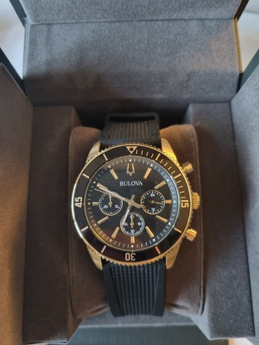 Bulova men chronograph watch - men's,