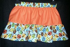 NEW GIRLS FUNKY LADYBIRDS FRILLY SKIRT. ROBERT KAUFMAN. CUTE AGE 5-9 HIPPY