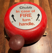 Chubb industrial hand-operated fire bell