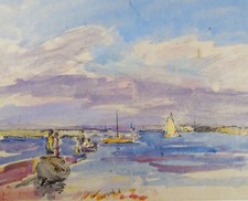 Original Watercolour, 'Sailing