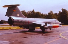 Original colour slide F-104G Starfighter 22+22 of MFG-1  German Navy