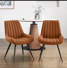 Set of 4 Dining Chairs. Velvet