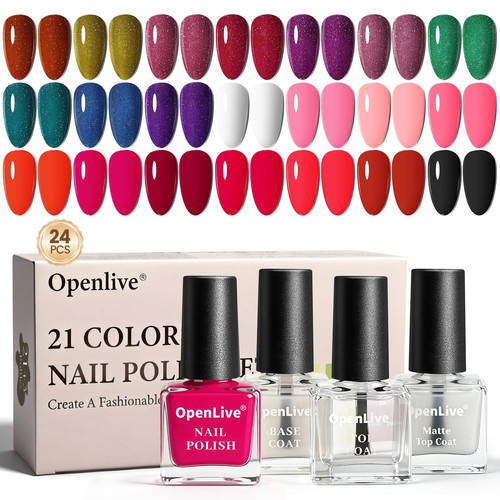 24pcs 5ml quick dry nail - 5ml,