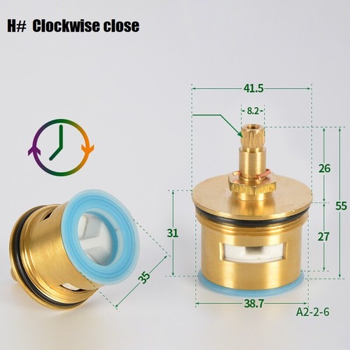 Tap valve brass - valve, cartridge