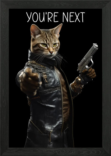 Youre next framed wall art - youre,