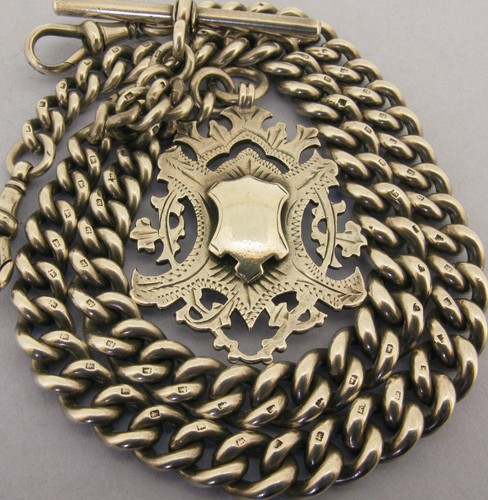 Heavy antique solid silver - heavy,