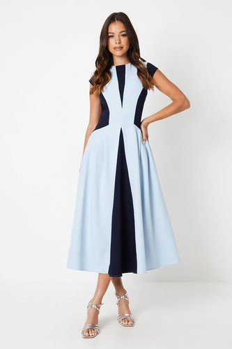 Coast pale blue - midi, dress