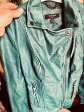 Teal muubaa Reval Biker Jacket