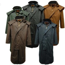 GAME Stockman Long Cape Mens Jacket Horse Riding Hooded Country Walks Wax Coat