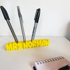 Personalised Pen Holder Custom