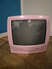 Pink Bush 14 Inch CRT TV Retro