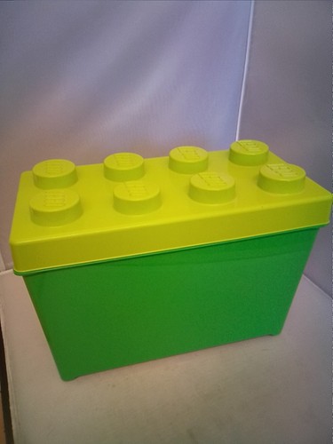 Lego green storage box stud - lego,