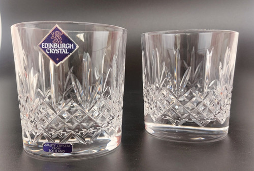 Pair edinburgh crystal whisky - edinburgh,