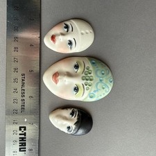 Hand painted Porcelain Faces