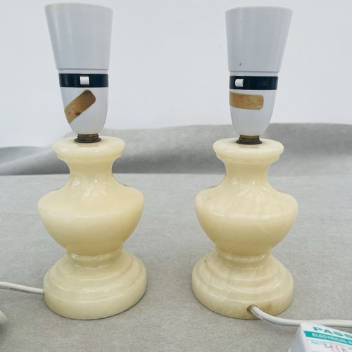 Pair vintage onyx - pair,