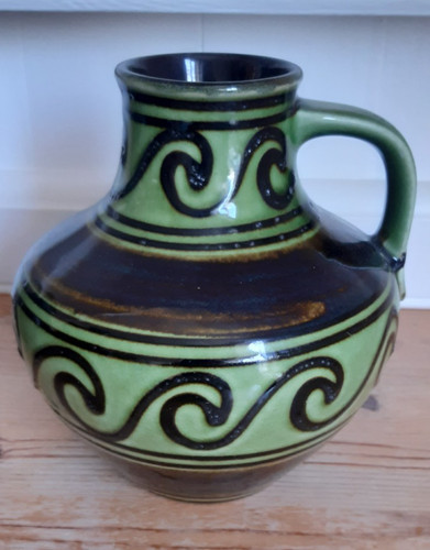 Vintage austrian ceramic vase - austrian,