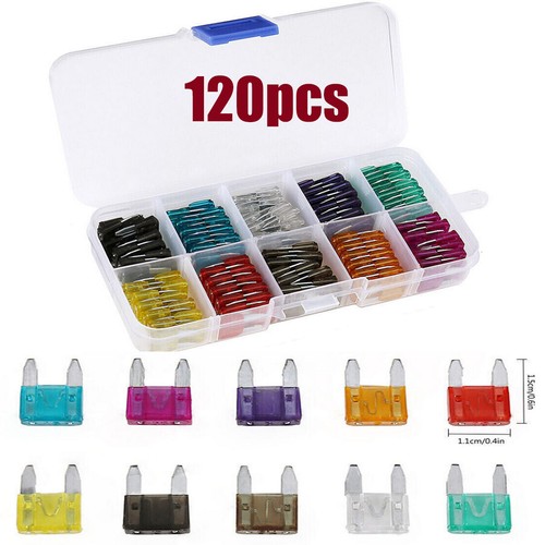 120pcs mini blade fuses - mini,