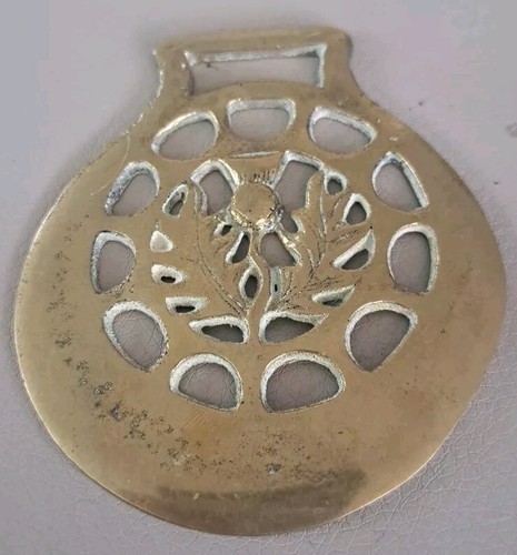 Vintage horse brass buckle - vintage,