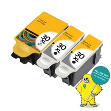3 ink Kodak 30 XL Black & Colour Replace for ESP 1.2 C110 C310 C315 Printer