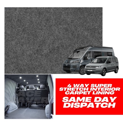 Smoke van lining camper carpet - smoke,