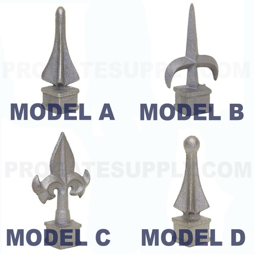 Cast iron spear - cast, finial