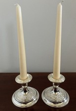 Grenadier Silver Plate Candlestick Holders.