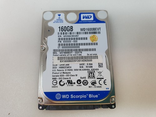 Scorpio blue 160gb 5 sata - wd,
