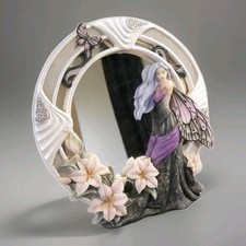 Vtg Very Rare Nemesis Now Silver Moon Fairy ~ Jessica Galbreth Mirror Mystical