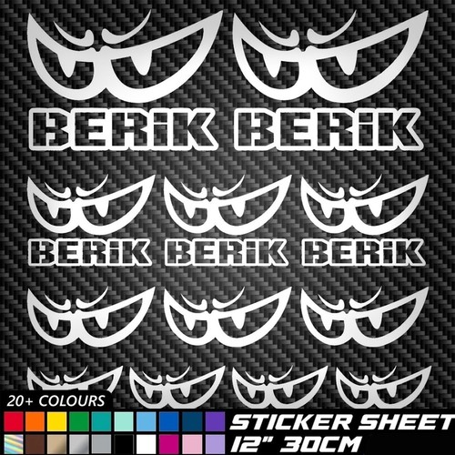 12x berik quadbike vinyl decal - berik,